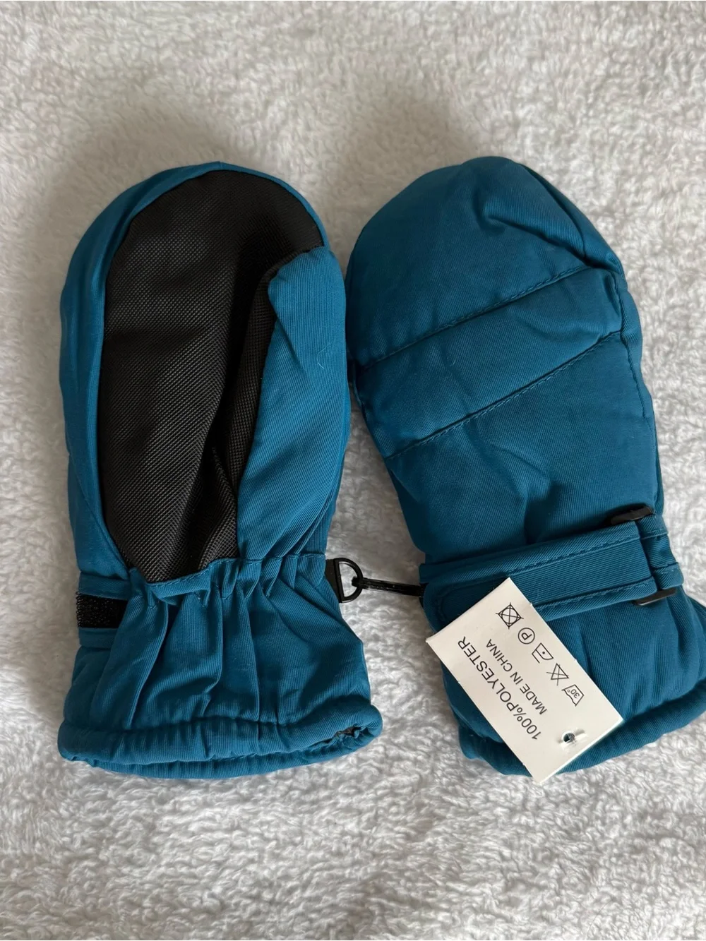 Amazon Kids Teal Blue Mittens